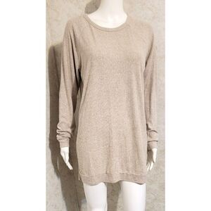 NWT - Bobi Oversized Raglan Oatmeal Sweatshirt - Size M